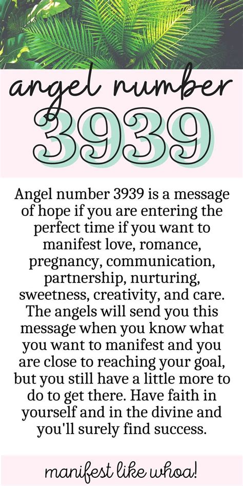 3939 Angel Number Meaning: A Message of Transformation and。